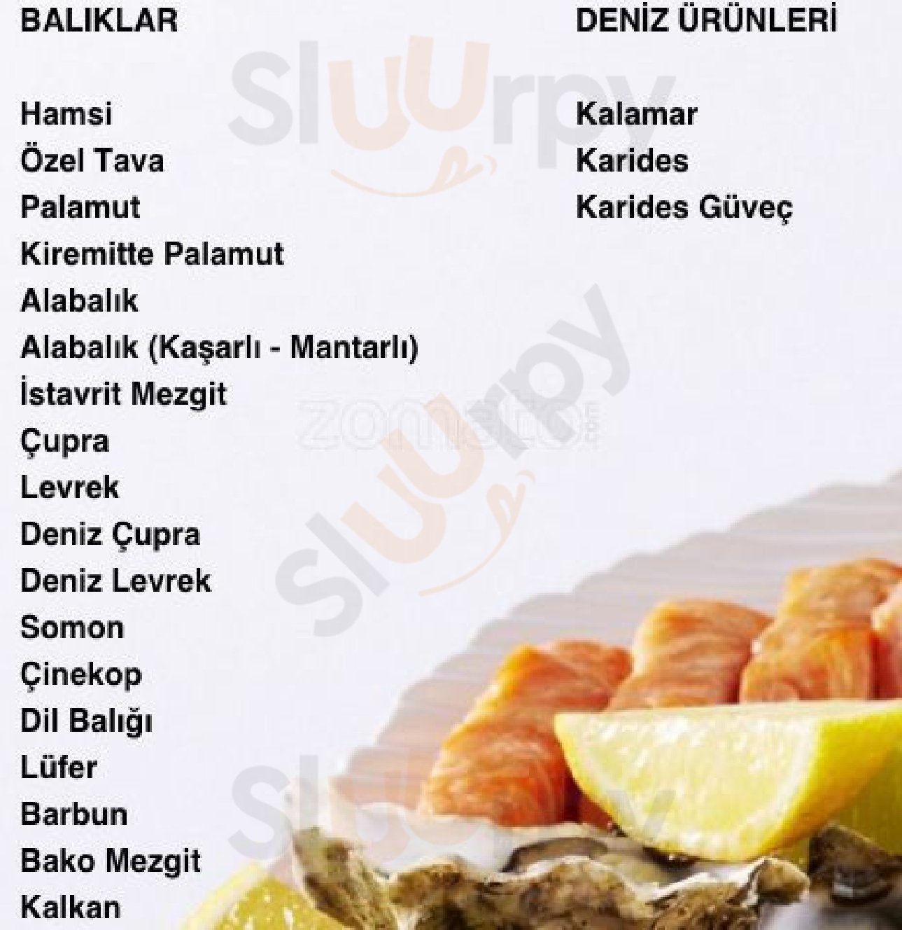Kar Balik Restaurant Eskişehir Menu - 1