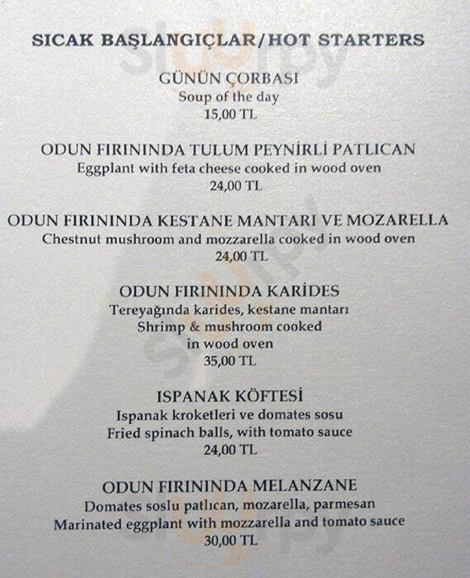 Pizzeria Pidos İstanbul Menu - 1
