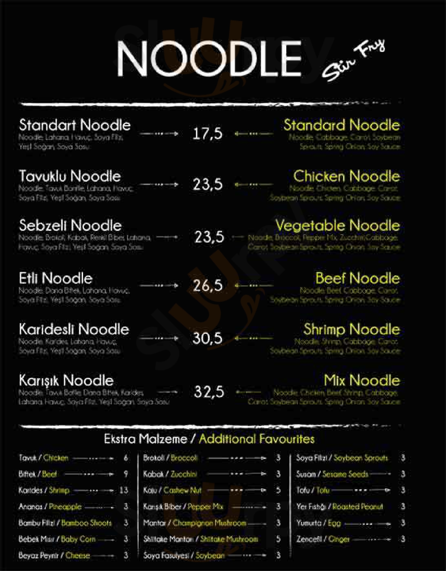 Noodle House İstanbul Menu - 1