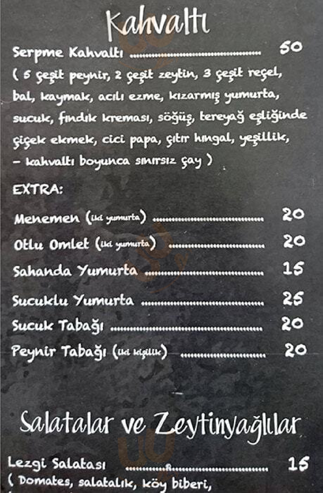 Hıngal Mantı İstanbul Menu - 1