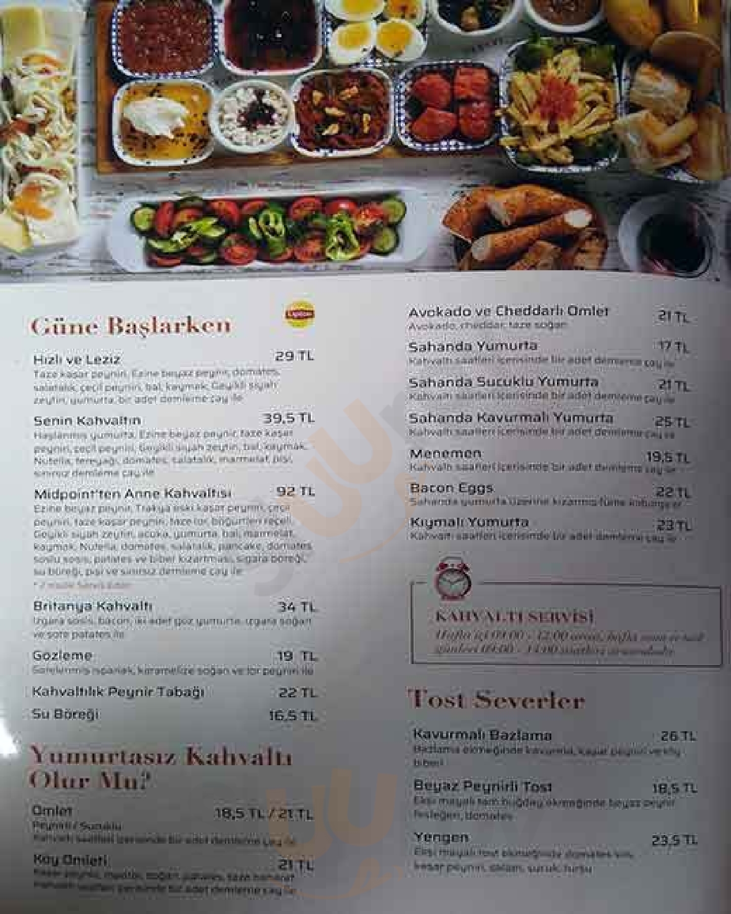 Midpoint Restaurant İstanbul Menu - 1