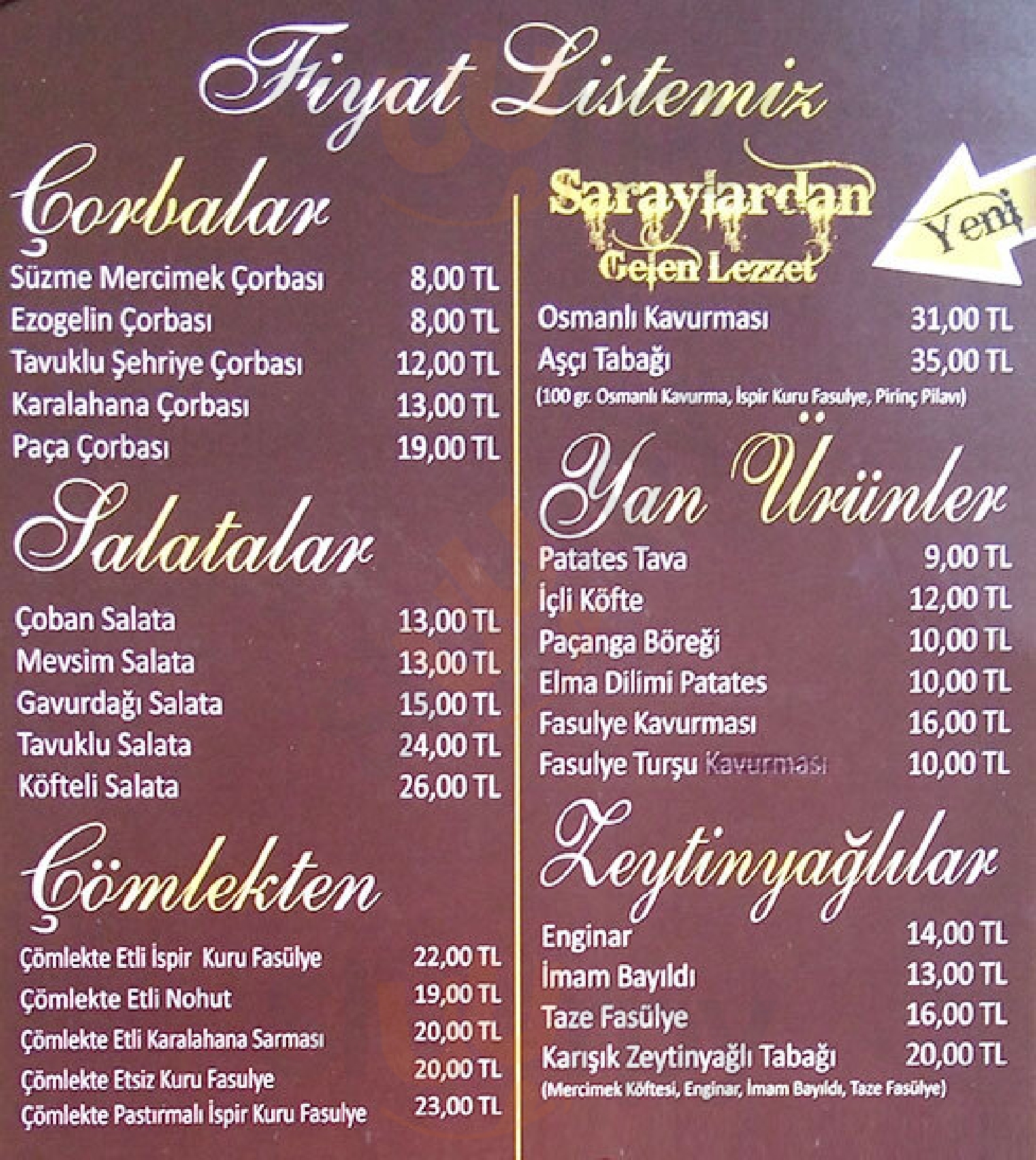 Main Menu - Kurufasulye Diyarı