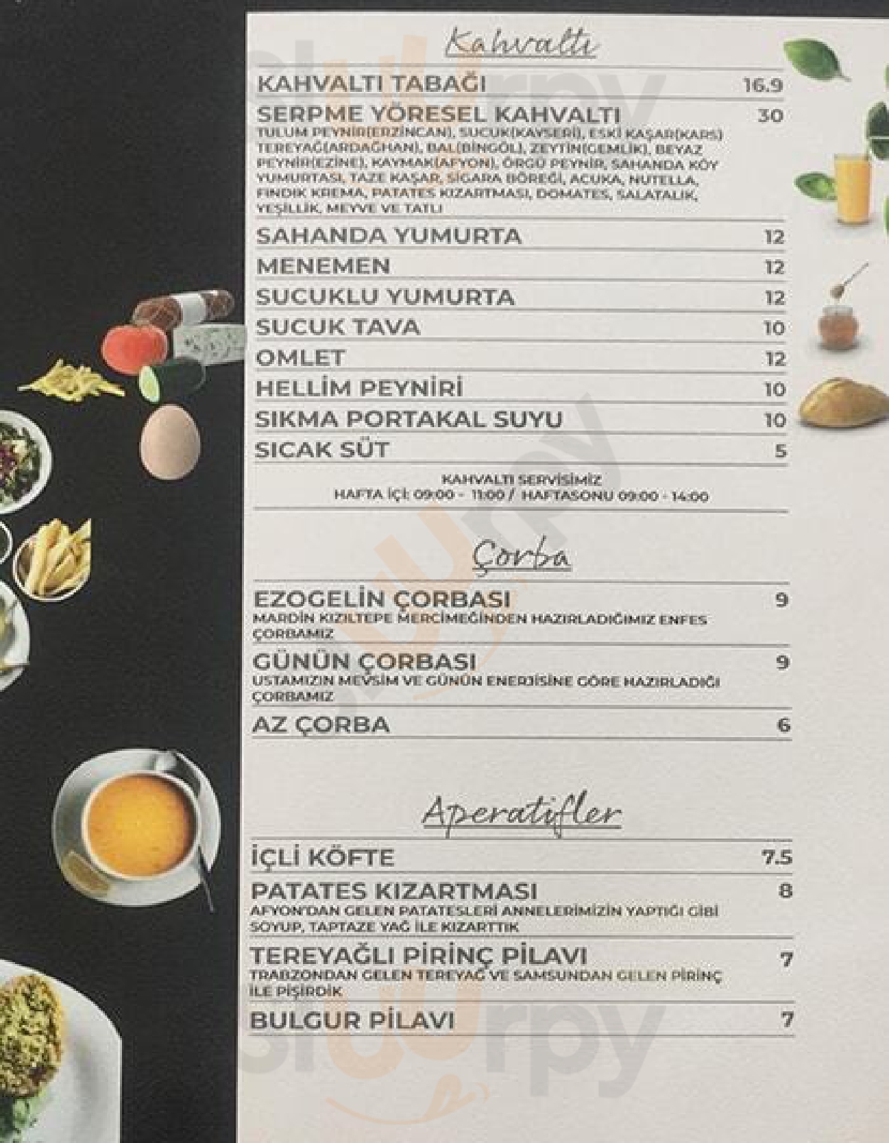 Main Menu - Nebioğlu Döner