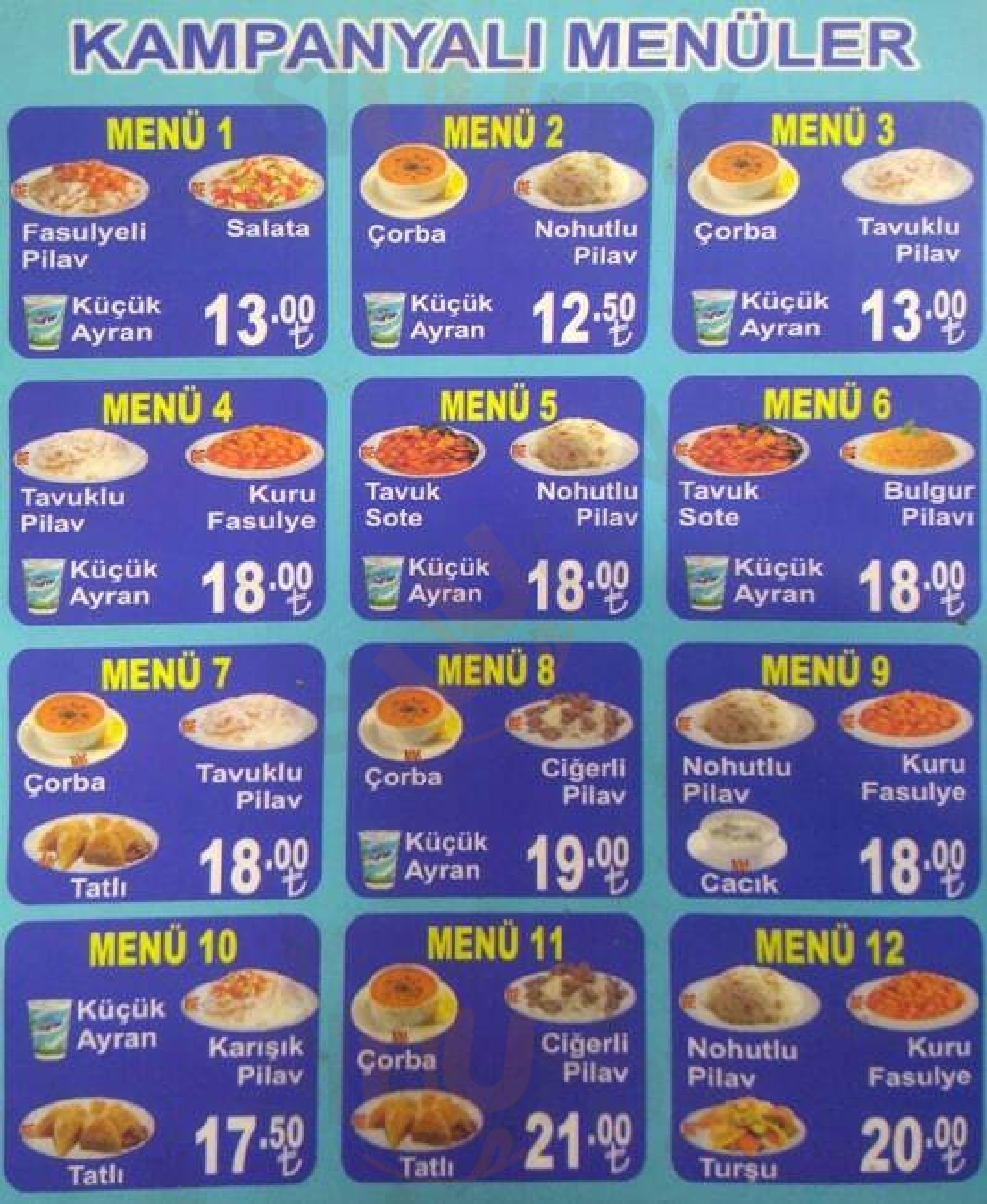 Pilav House İstanbul Menu - 1