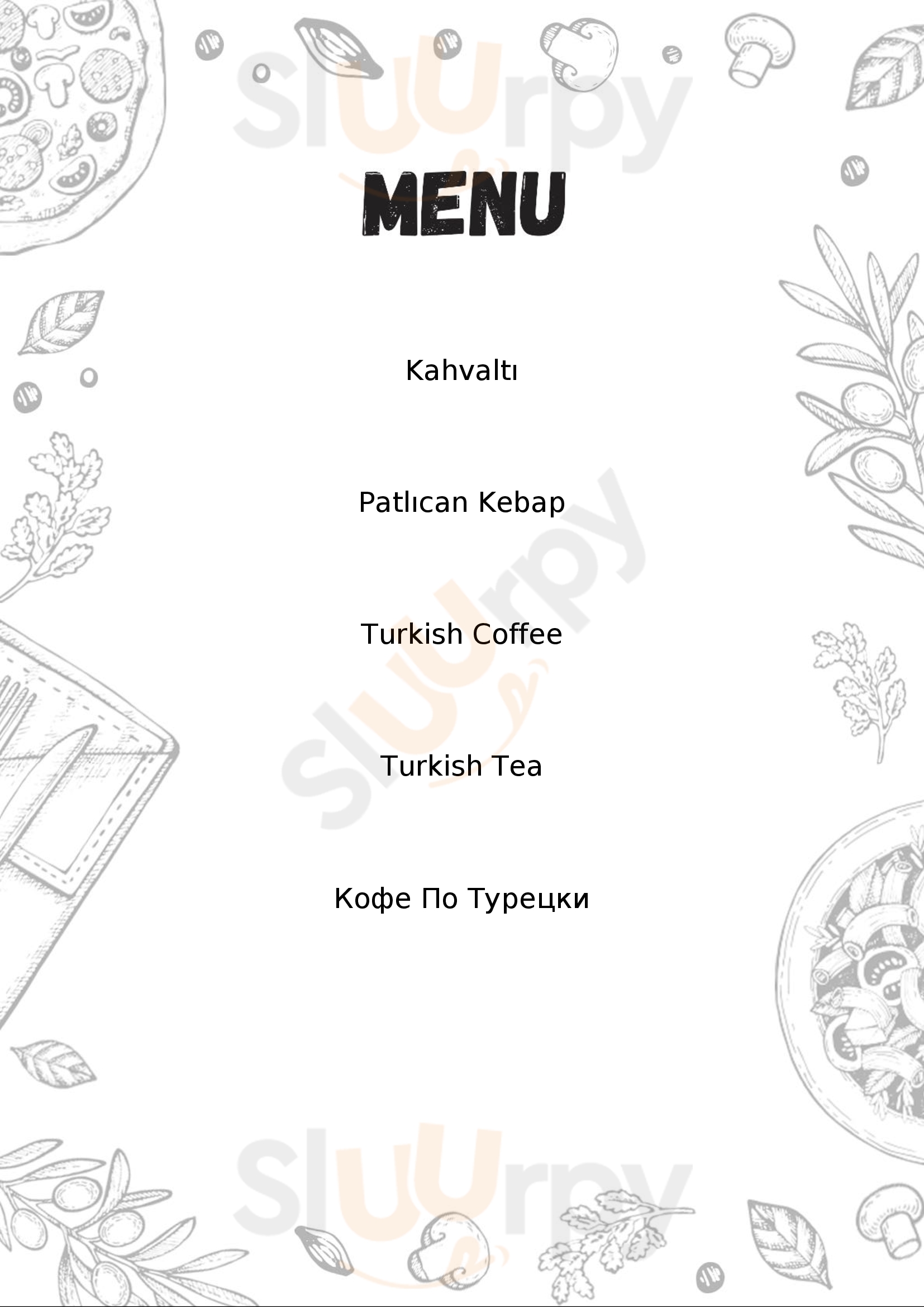 Loop Garden Cafe Restaurant İstanbul Menu - 1