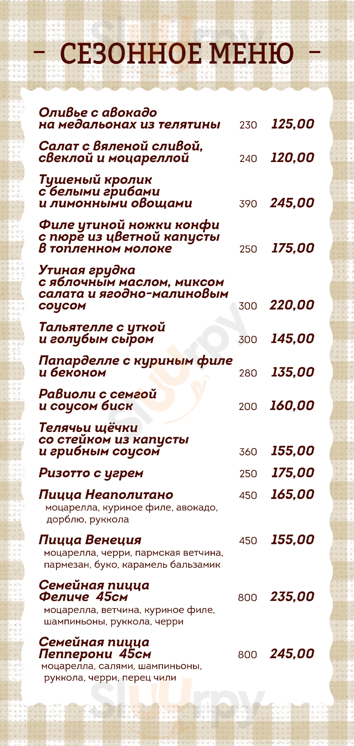 Cafe Forchino Kharkiv Menu - 1