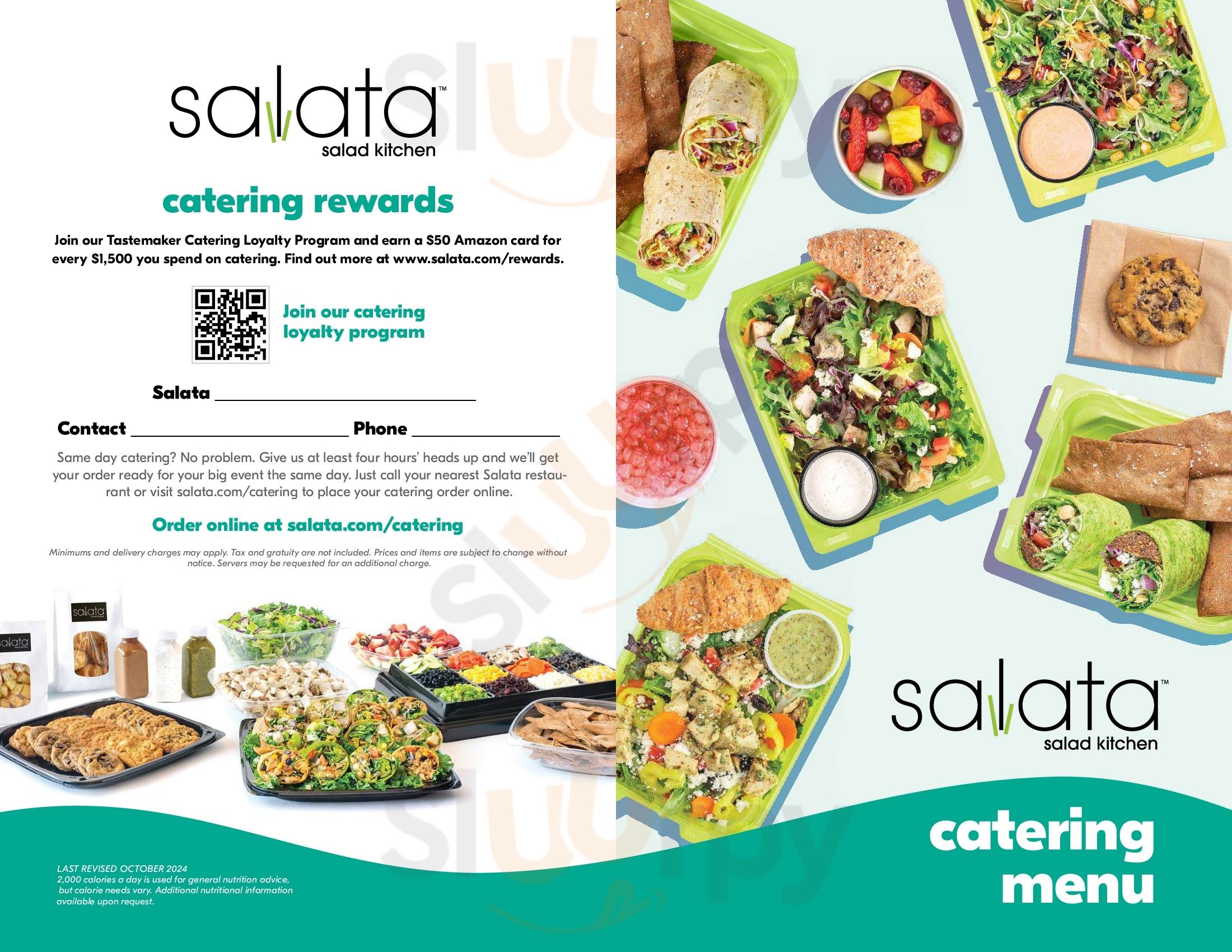 Main Menu - Salata Cafe Ristorante & Bar