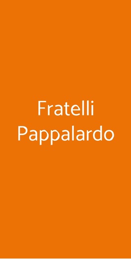 Fratelli Pappalardo, Marsala