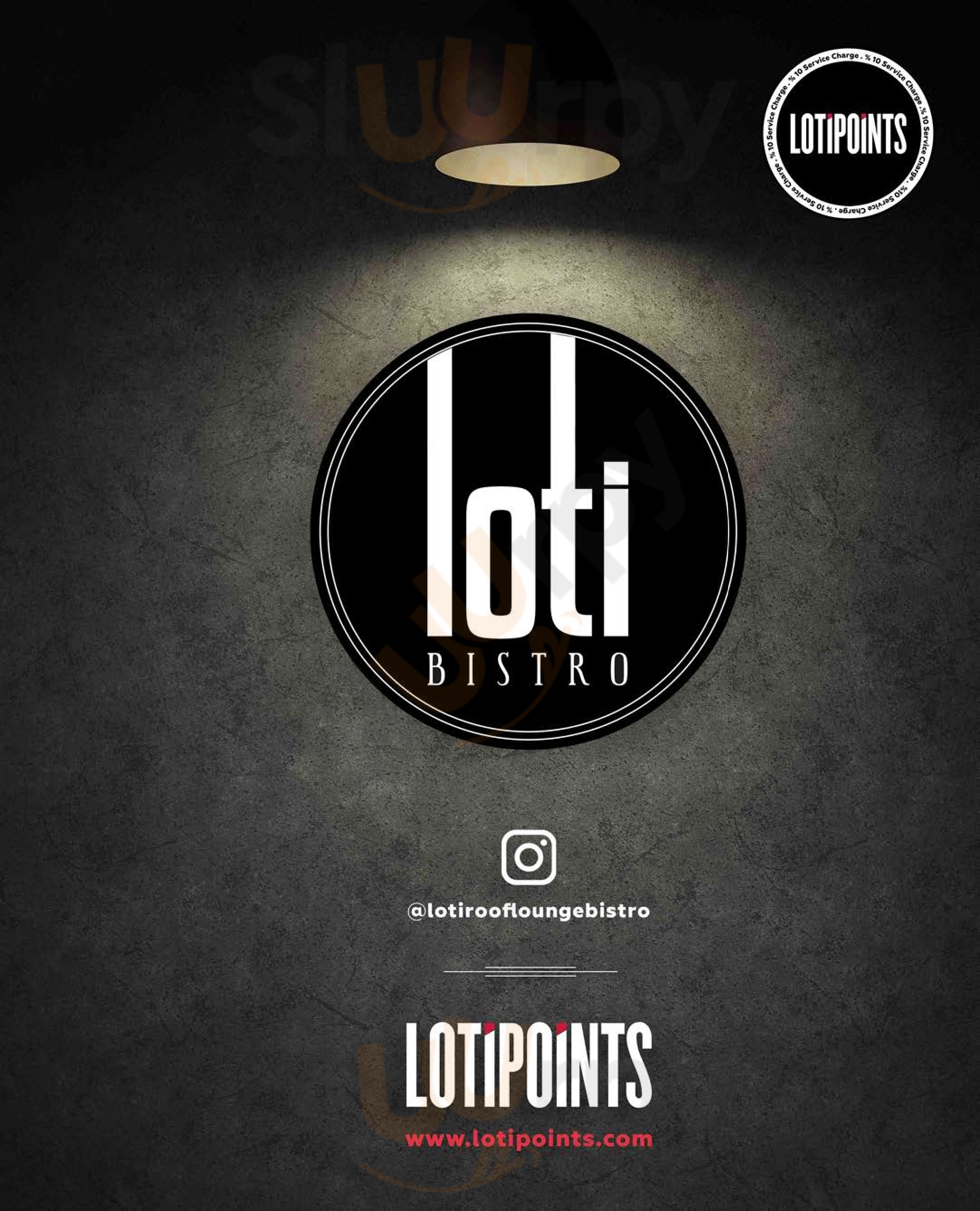 Loti Cafe & Roof Lounge İstanbul Menu - 1