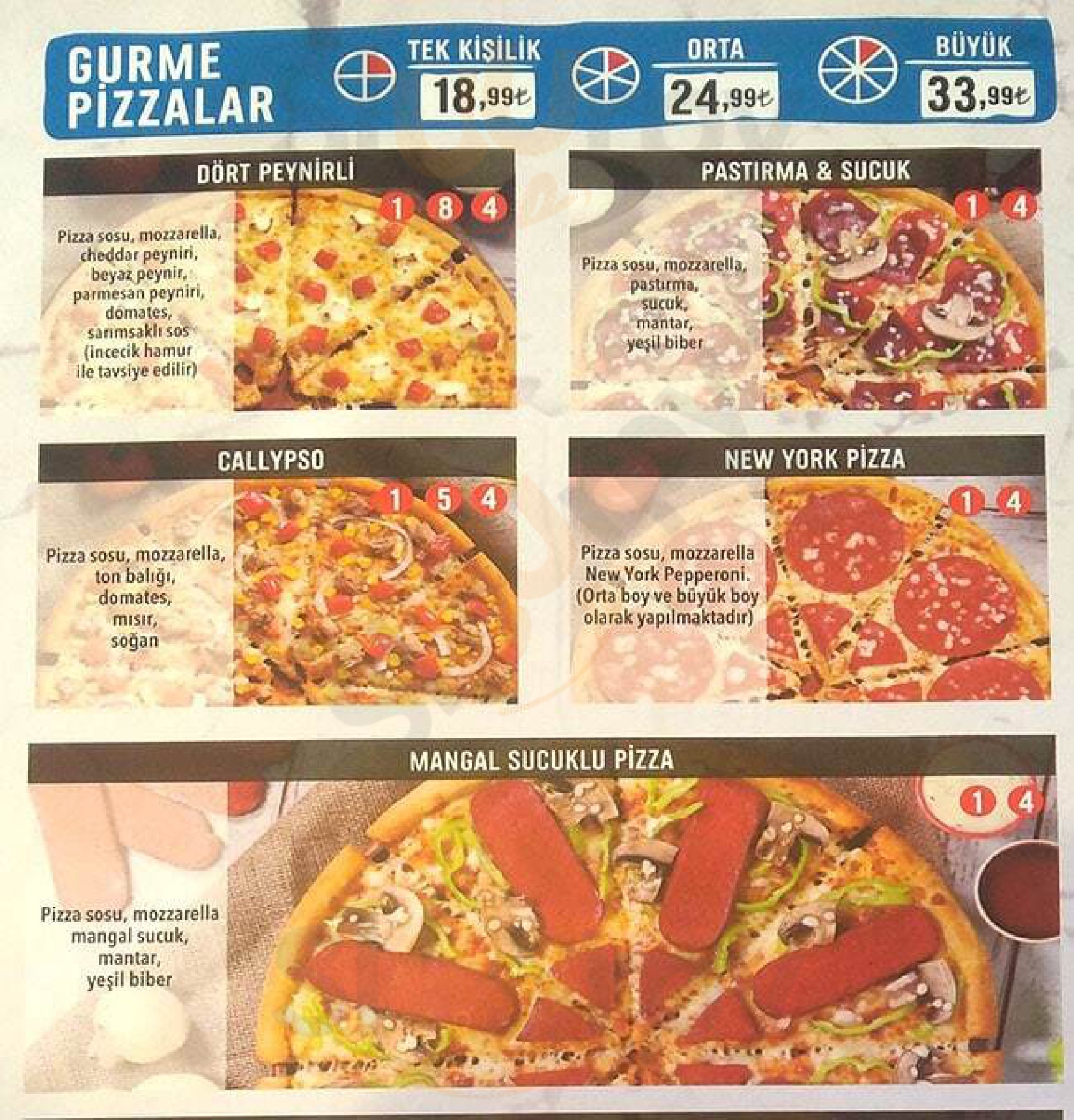 Domino's Pizza İstanbul Menu - 1