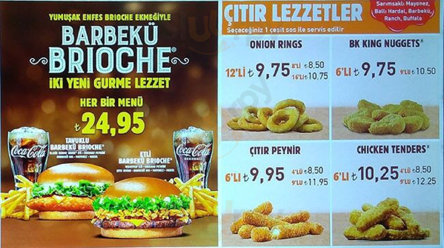 Burger King İstanbul Menu - 1