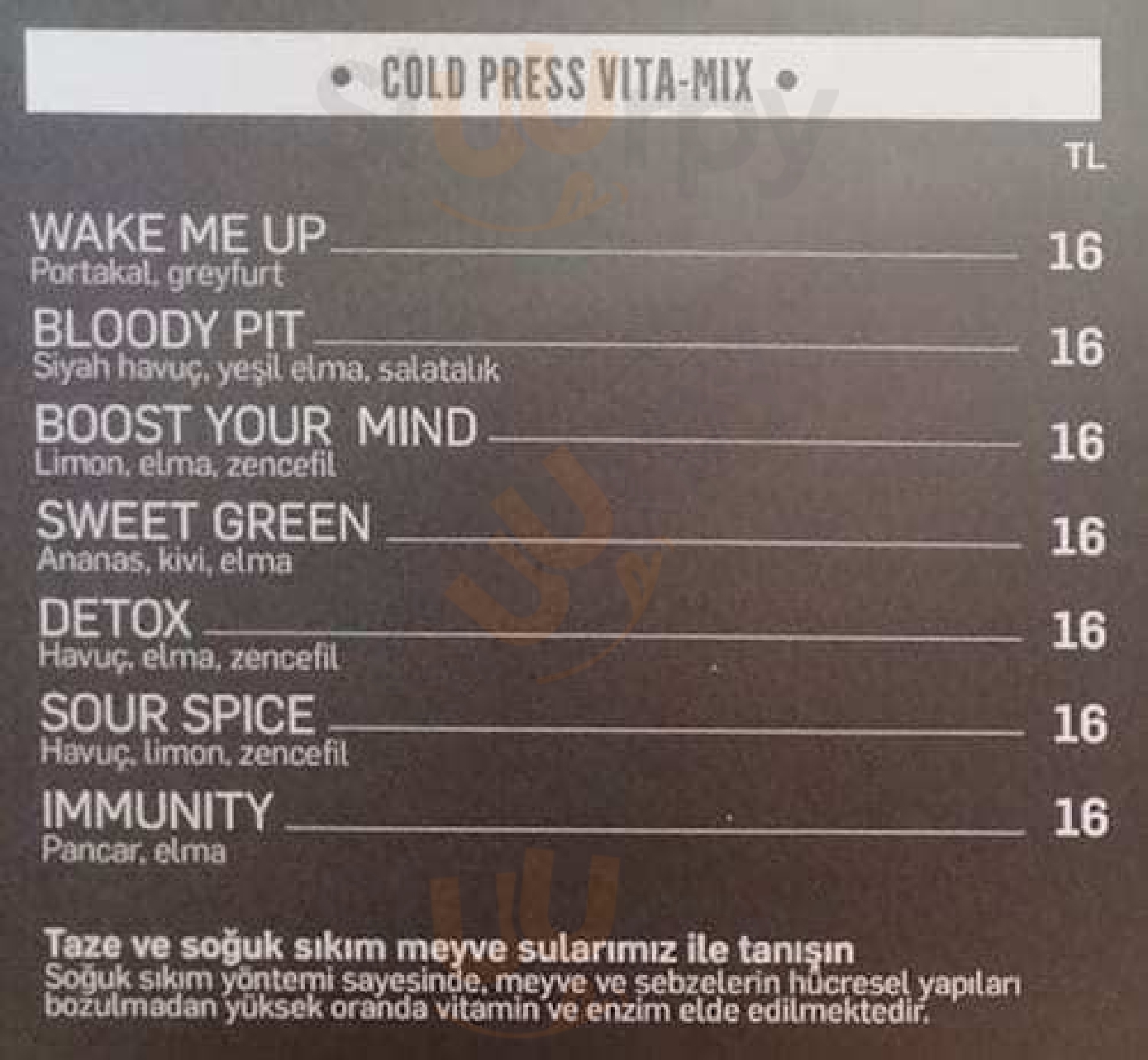 Noir Pit Coffe Co. Moda İstanbul Menu - 1