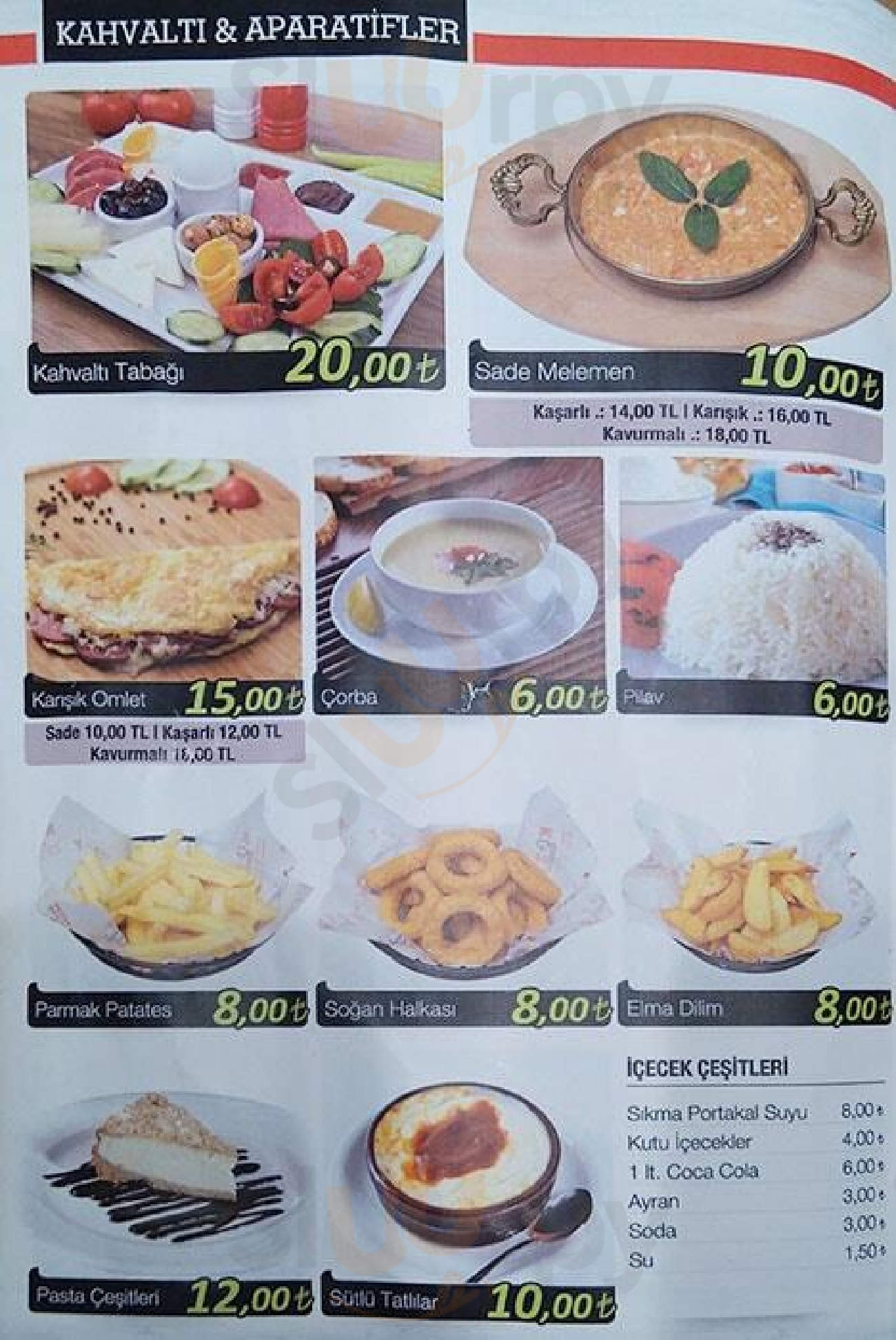 Kuzey Cafe & Bistro İstanbul Menu - 1