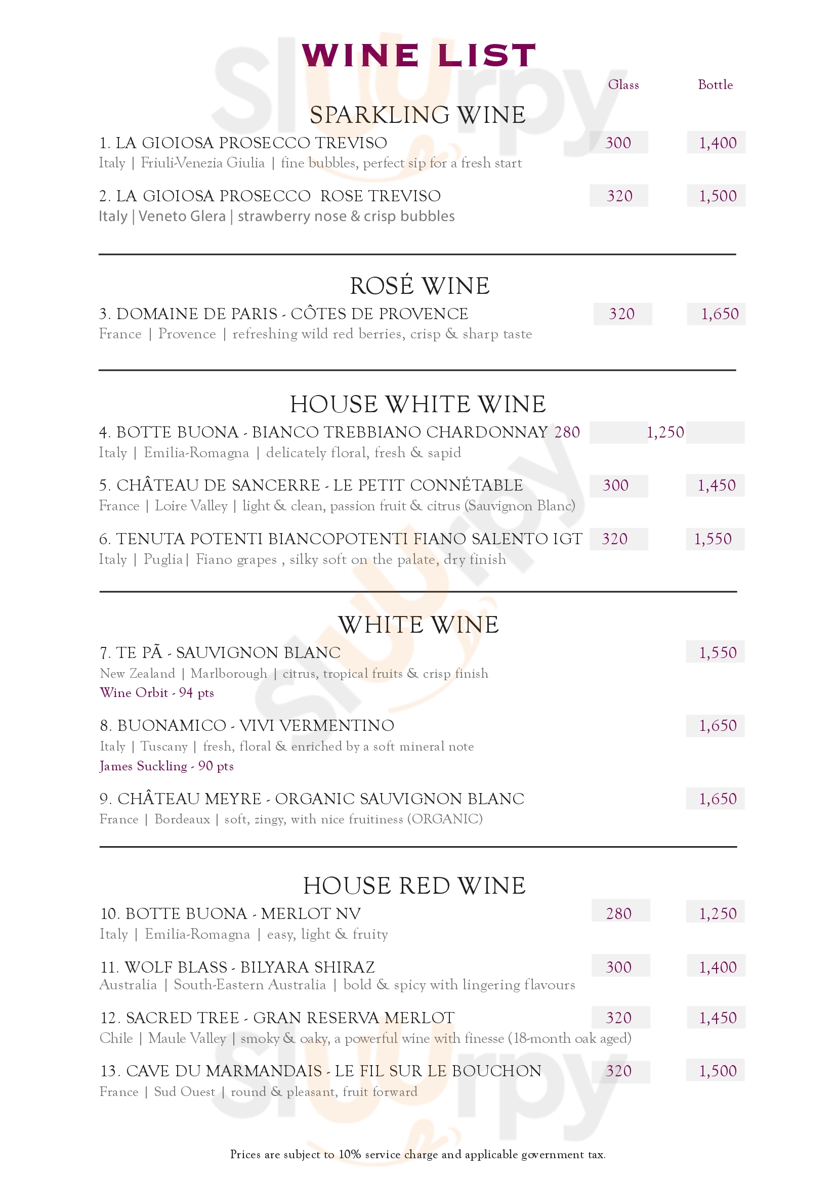 Salt Restaurant หาดจอมเทียน Menu - 1