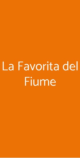 La Favorita Del Fiume, Torino