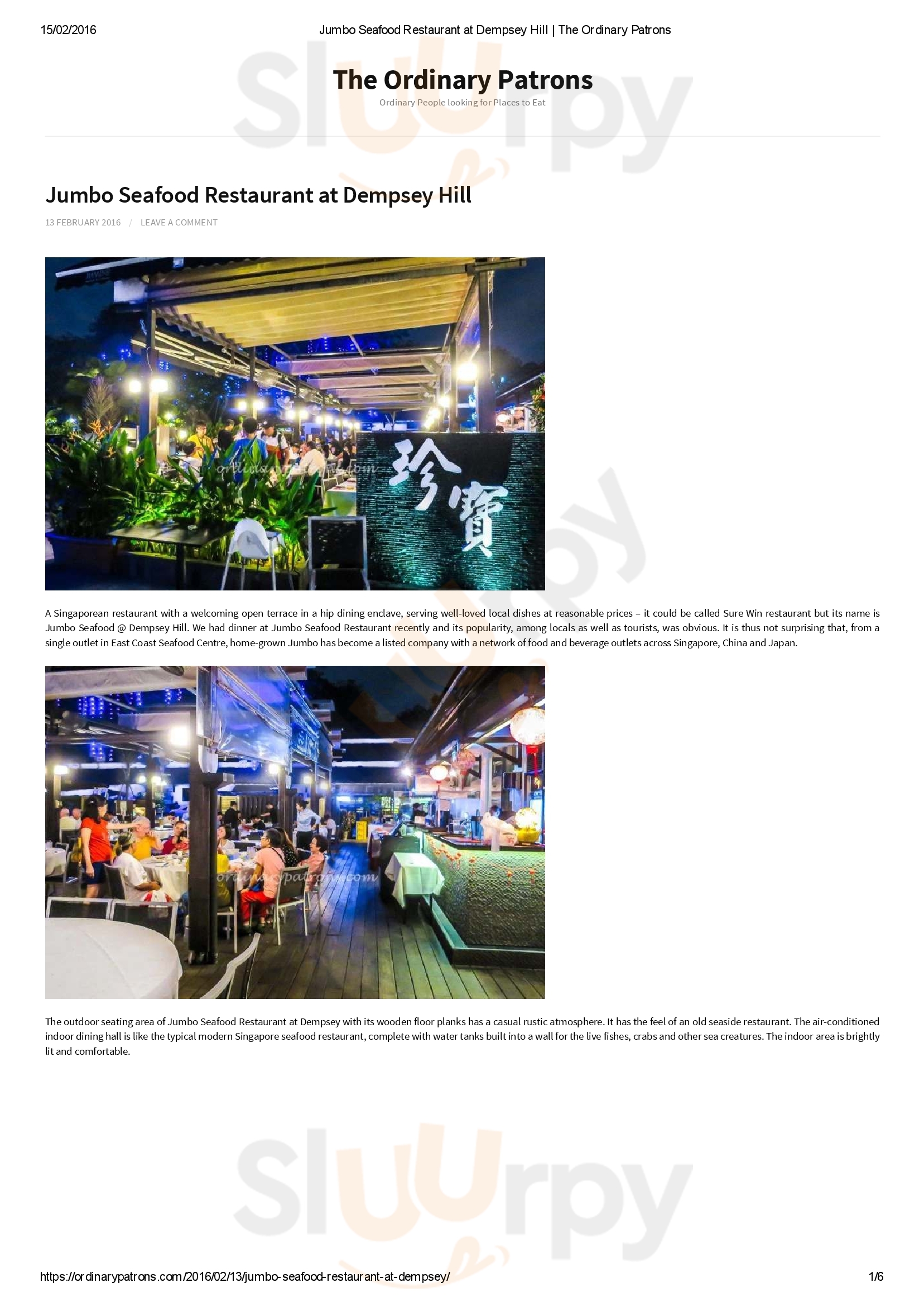 Jumbo Seafood Bangkok กรุงเทพมหานคร (กทม.) Menu - 1