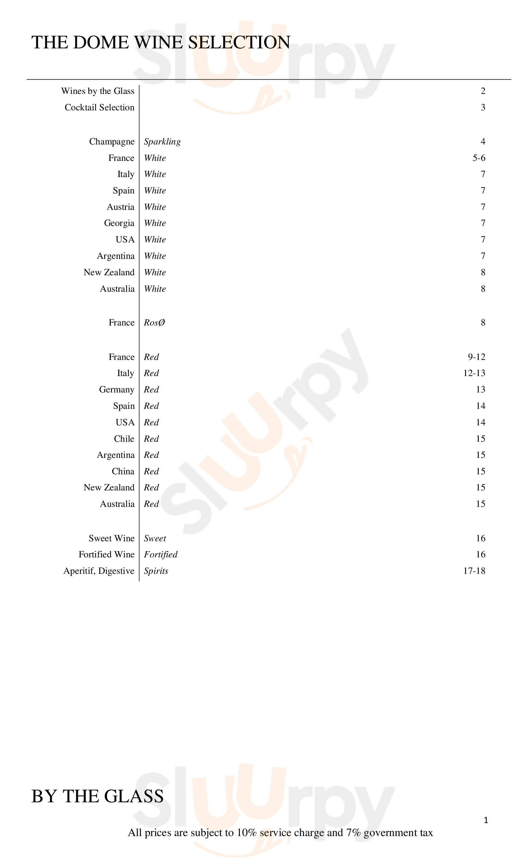 ซีรอคโค เรสเตอรองท์ กรุงเทพมหานคร (กทม.) Menu - 1