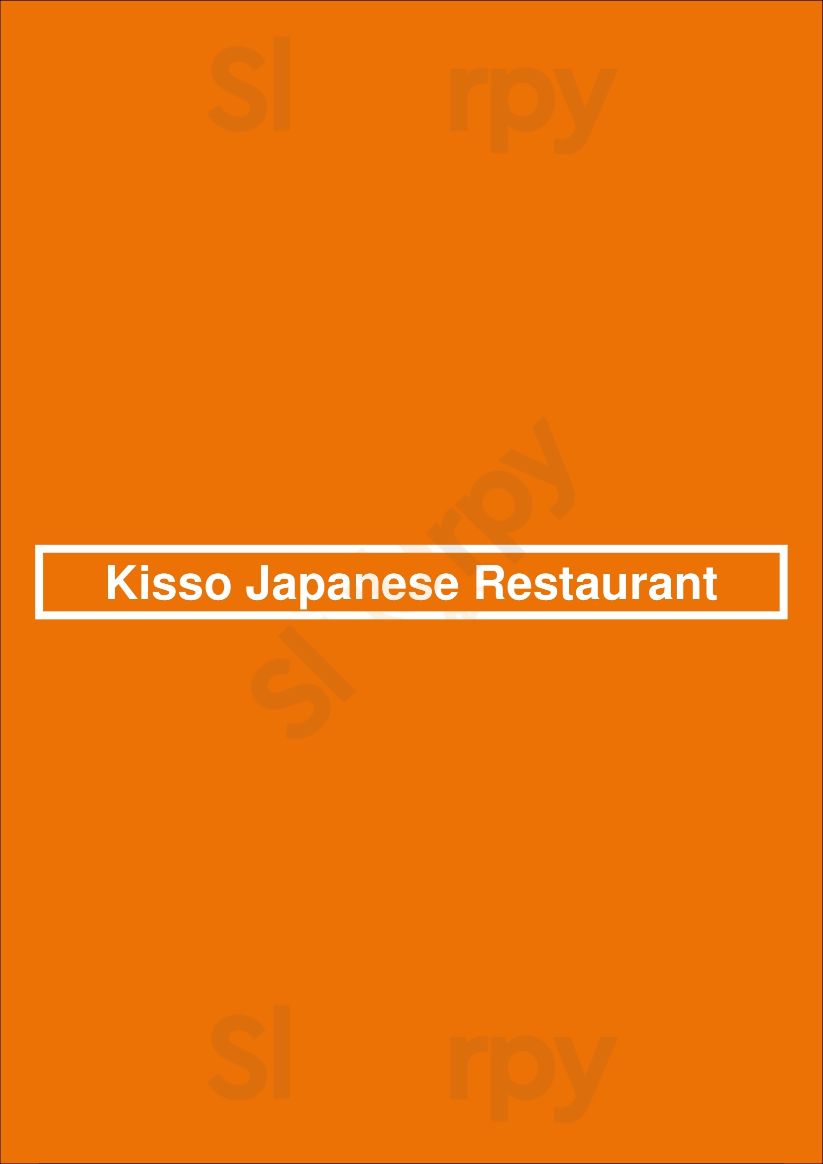 Kisso Japanese Restaurant กรุงเทพมหานคร (กทม.) Menu - 1