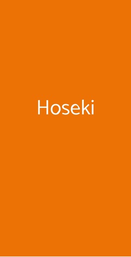 Hoseki, Firenze