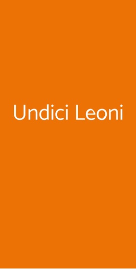 Undici Leoni, Firenze