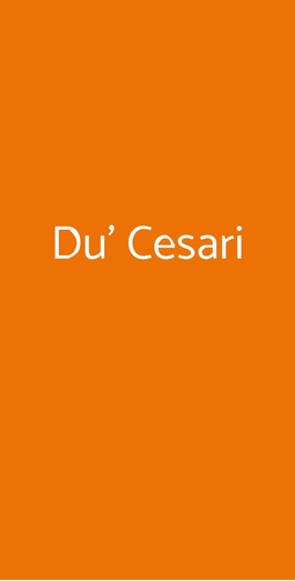 Du' Cesari, Torino