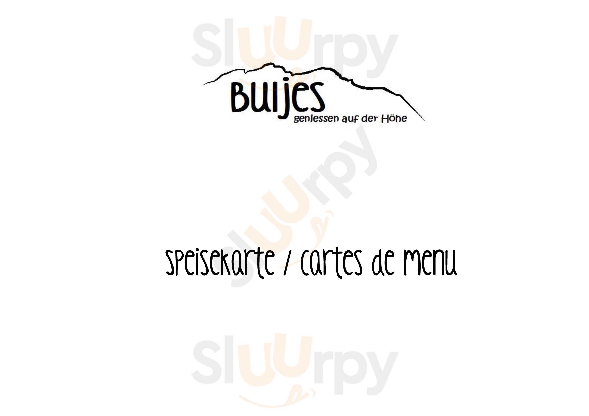 Restaurant Buljes Leukerbad Menu - 1
