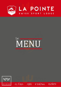 La Pointe menu
