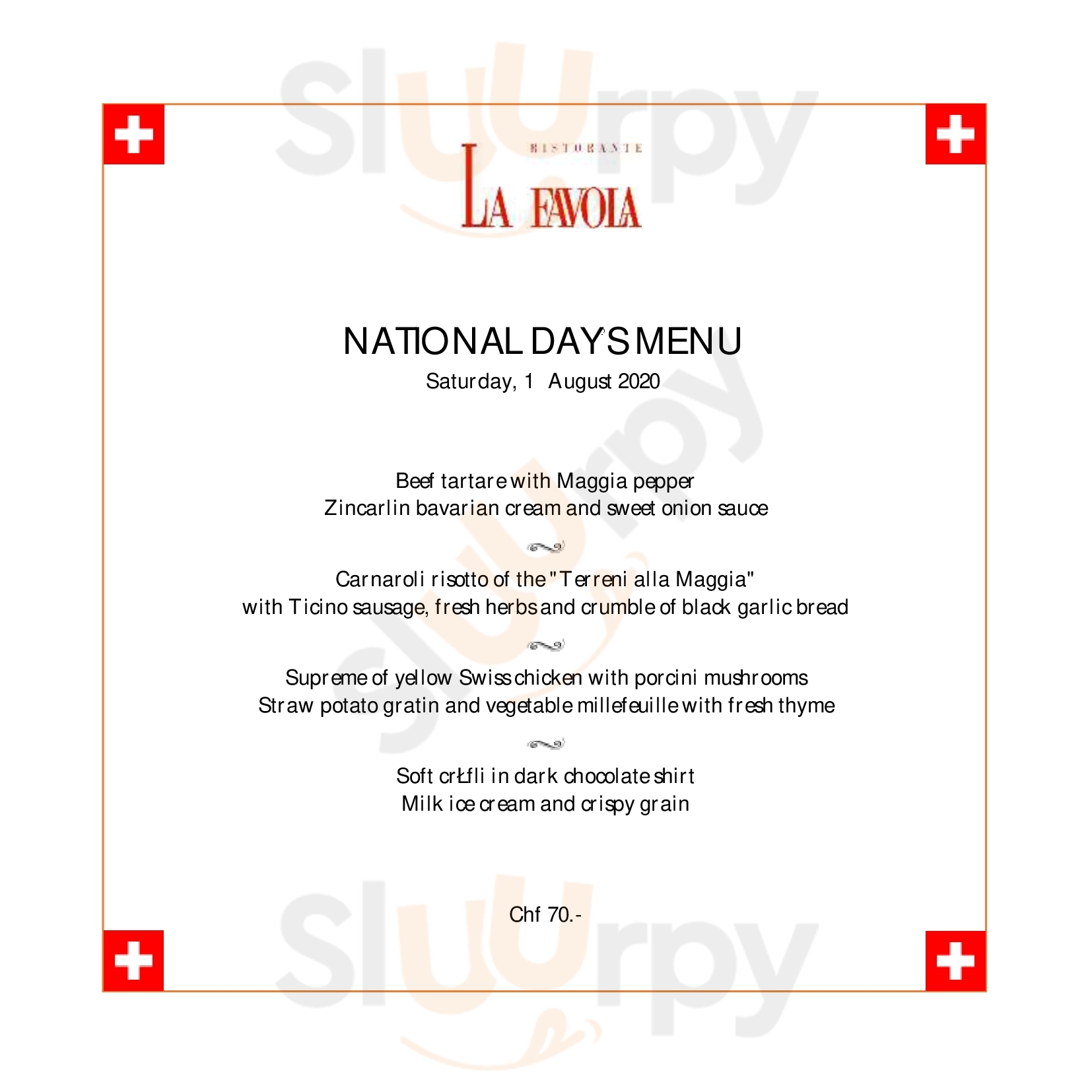 Main Menu - Bar Havana Deck