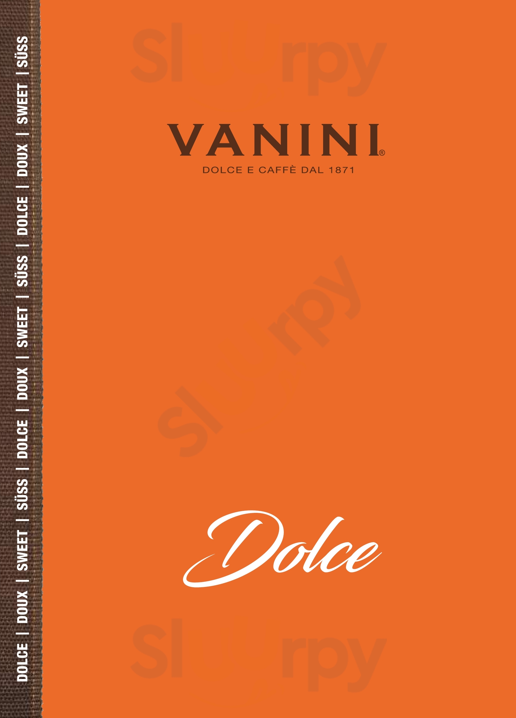 Vanini Dolce E Caffè Lugano Menu - 1