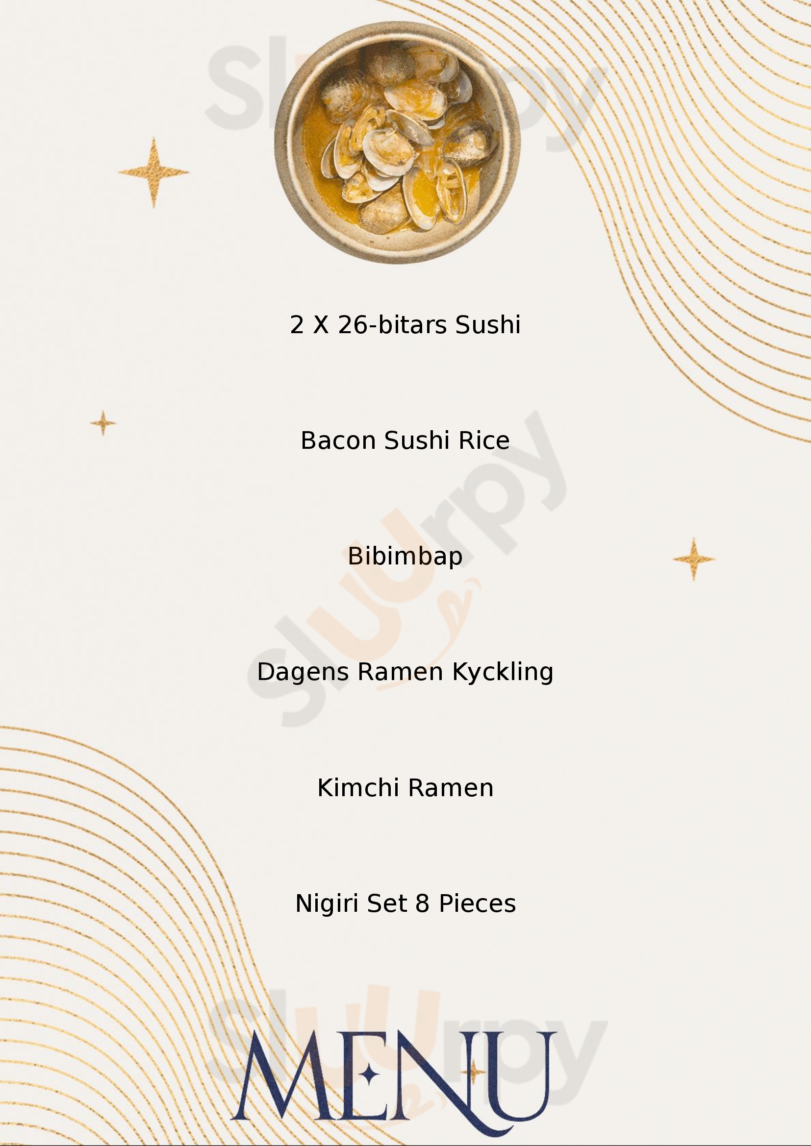 Sushi Yaki Noodle Skövde Menu - 1