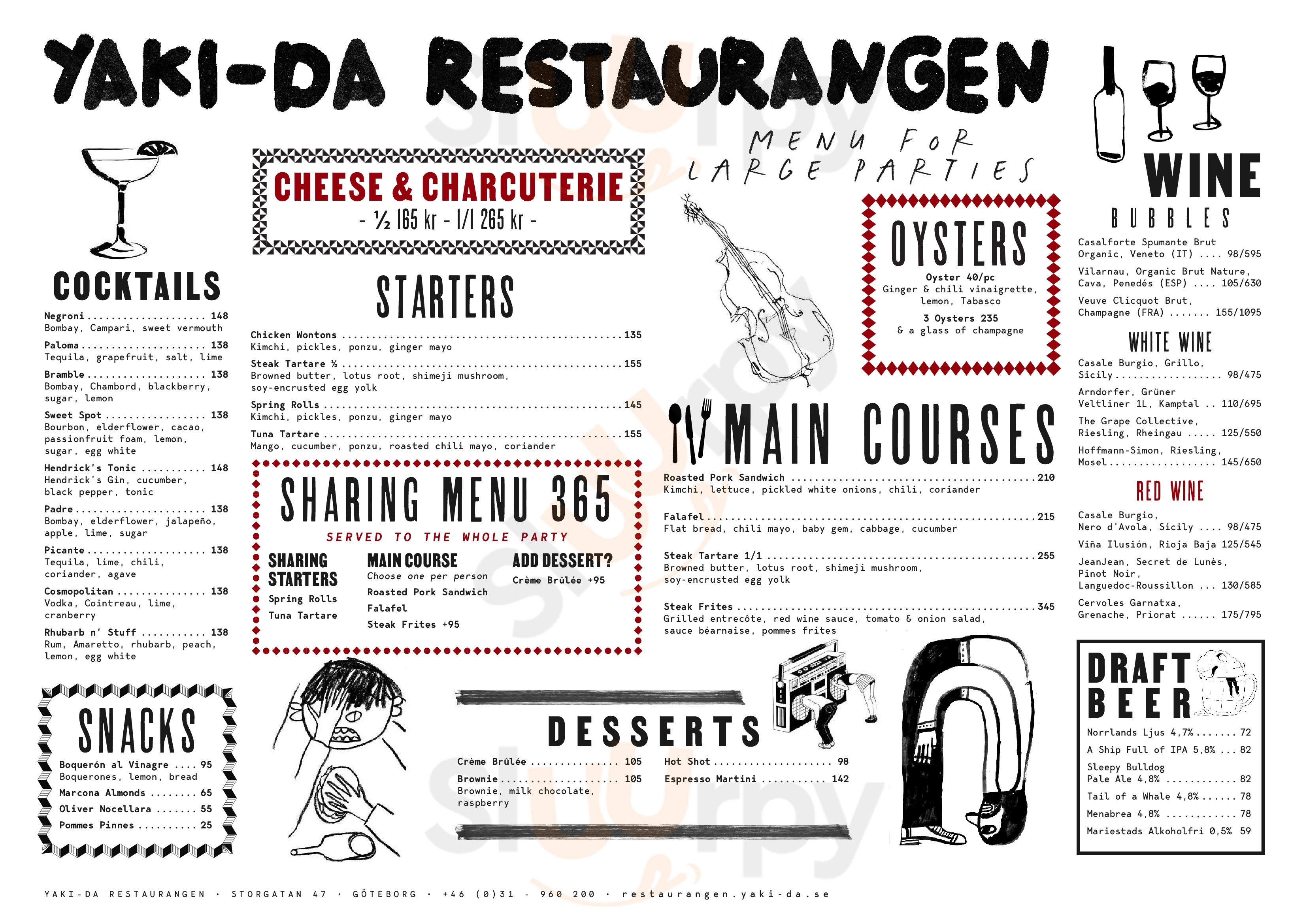 Main Menu - Yaki-da Restaurangen
