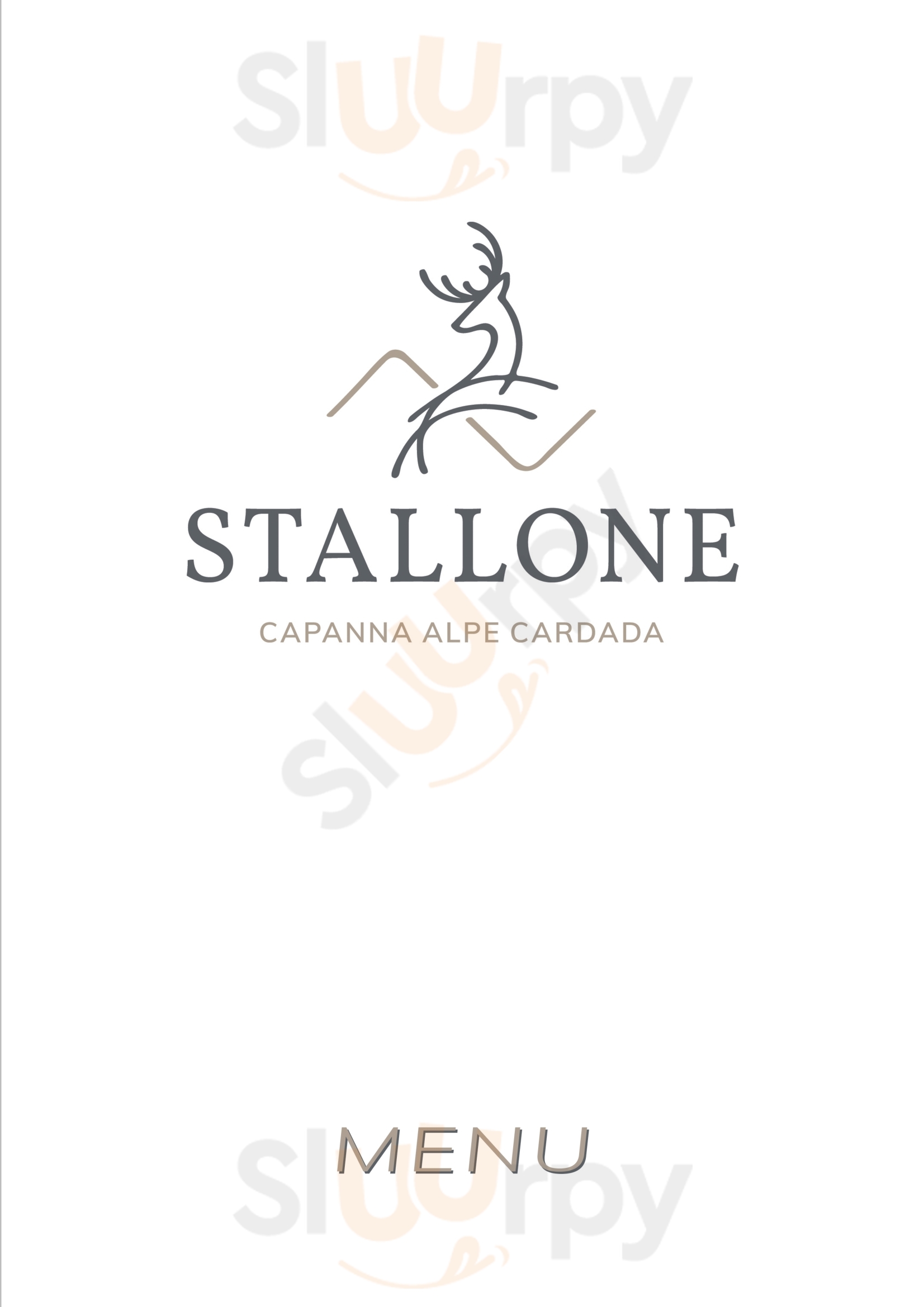 Capanna  Lo Stallone Alpe Cardada Locarno Menu - 1