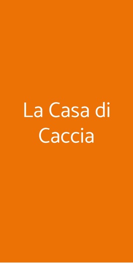 La Casa Di Caccia, Scandicci