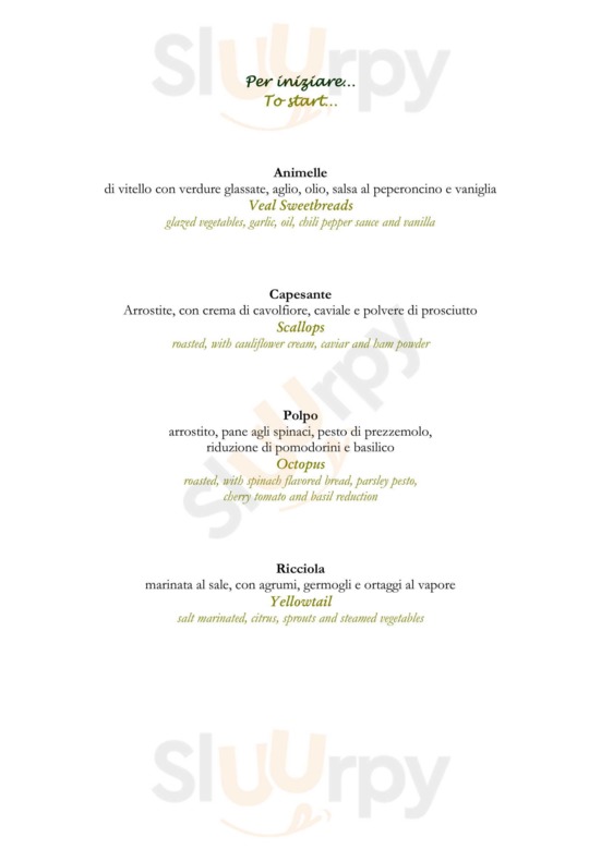 Menu autunno