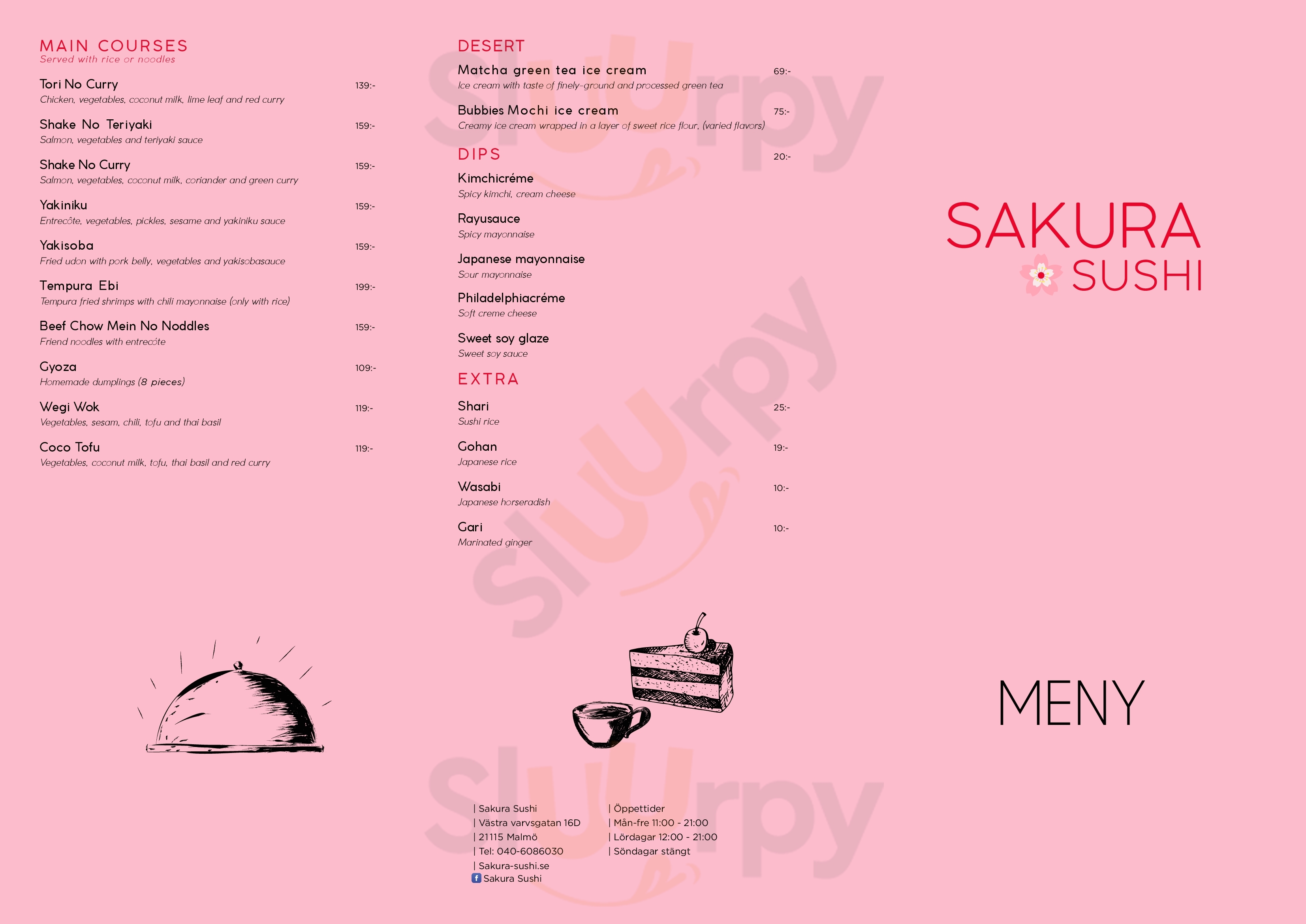 Sakura Sushi Malmö Menu - 1