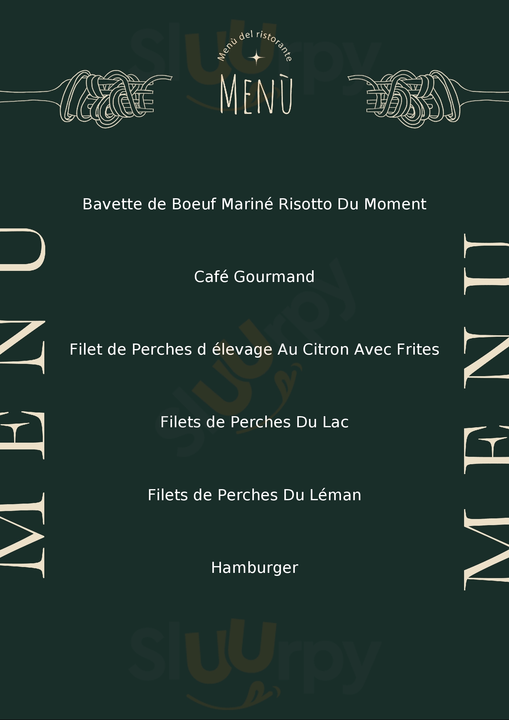 Restaurant La Nautique Nyon Menu - 1