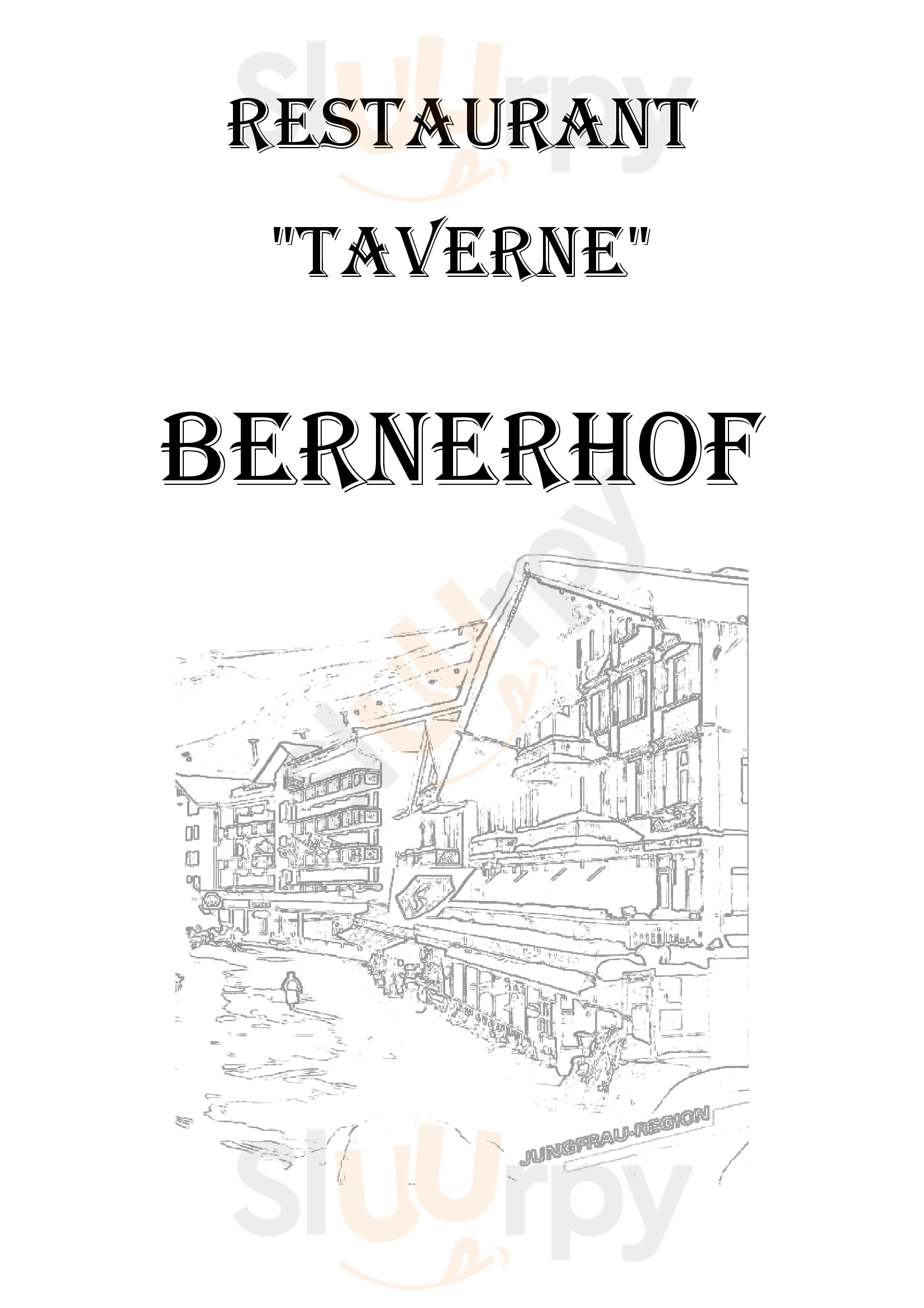 Restaurant Taverne Bernerhof Wengen Menu - 1