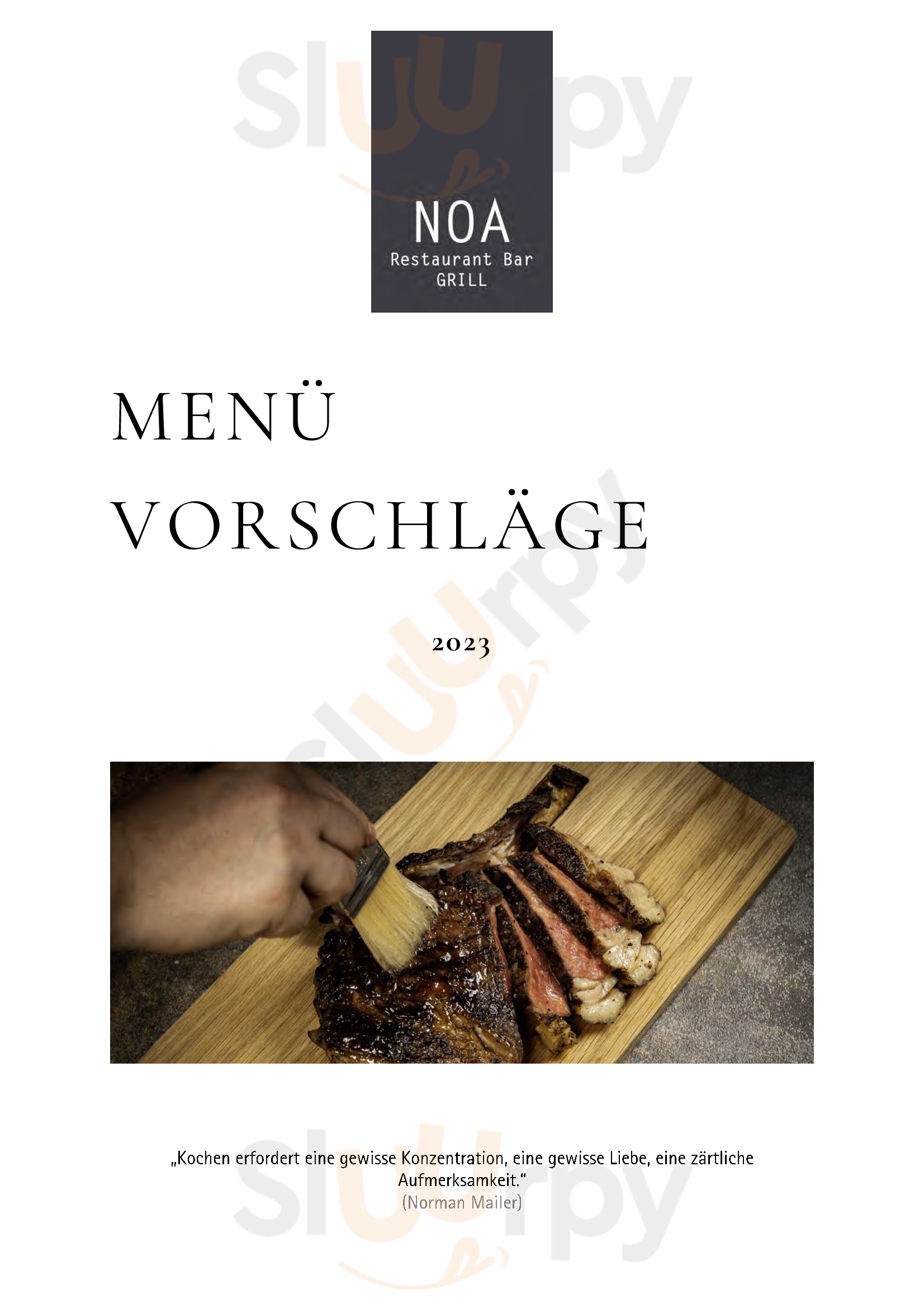 Noa Restaurant Bern Menu - 1