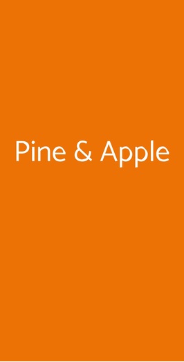 Pine&apple, Firenze