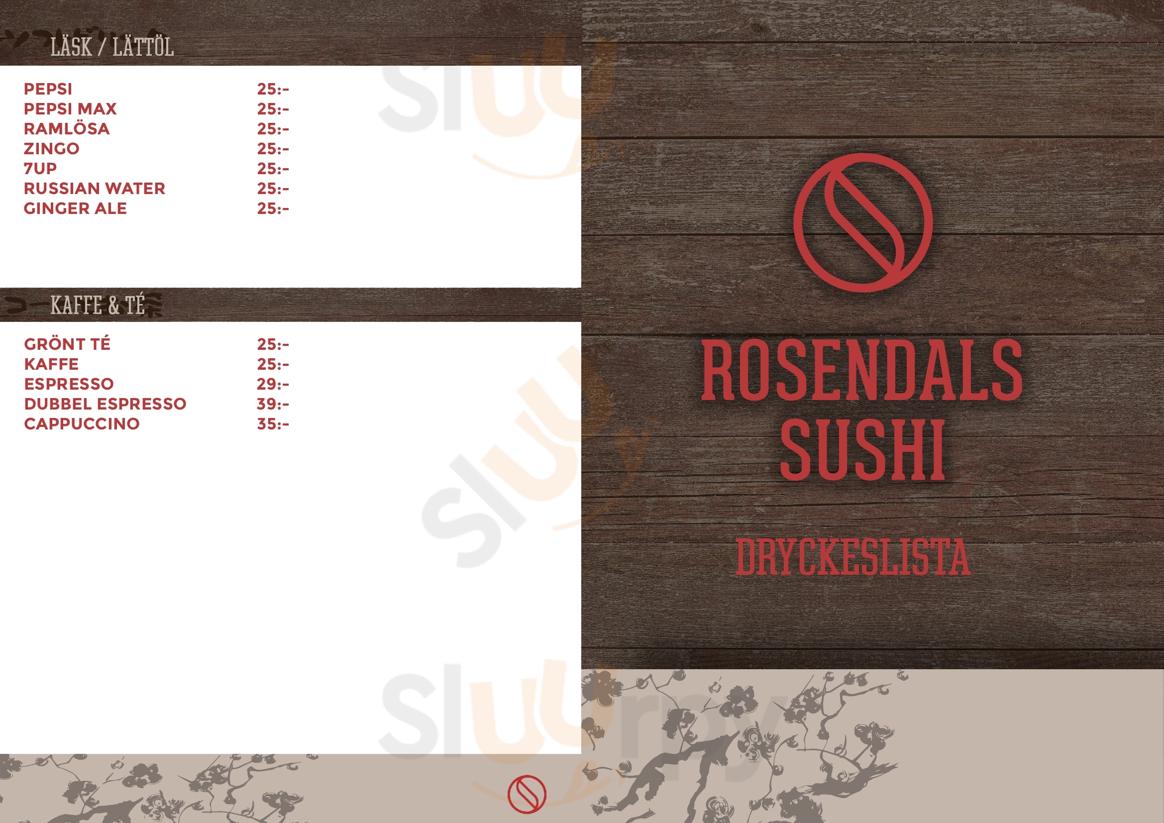 Rosendals Sushi Uppsala Menu - 1