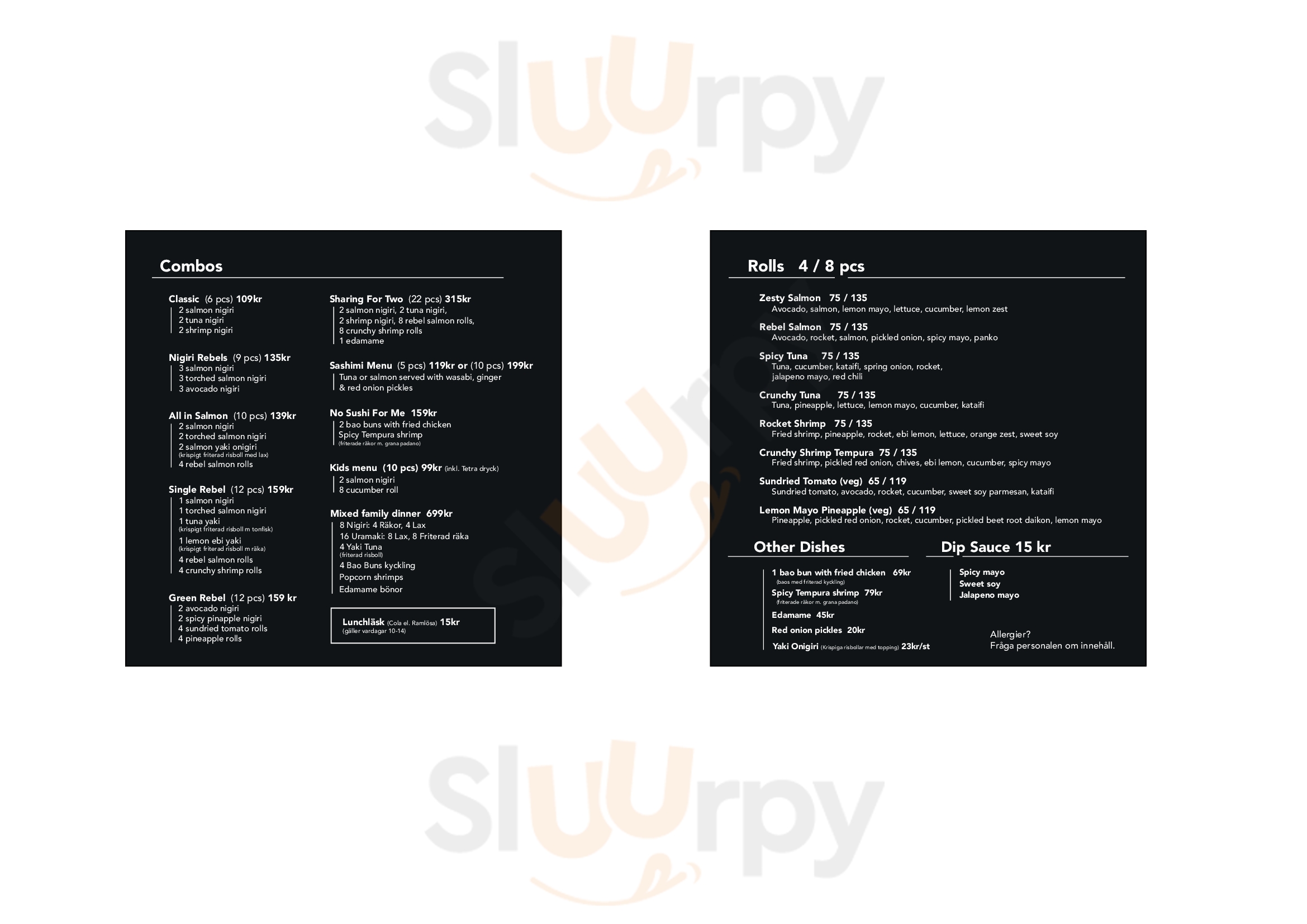 Main Menu - Sushi Rebellion