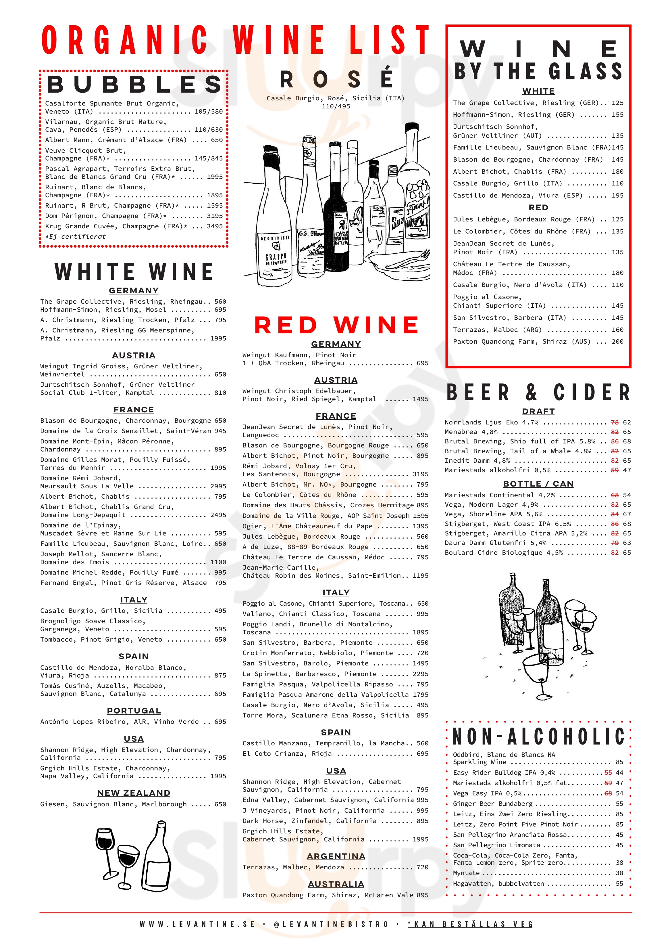 Levantine Göteborg Menu - 1