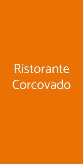 Ristorante Corcovado, Vinovo