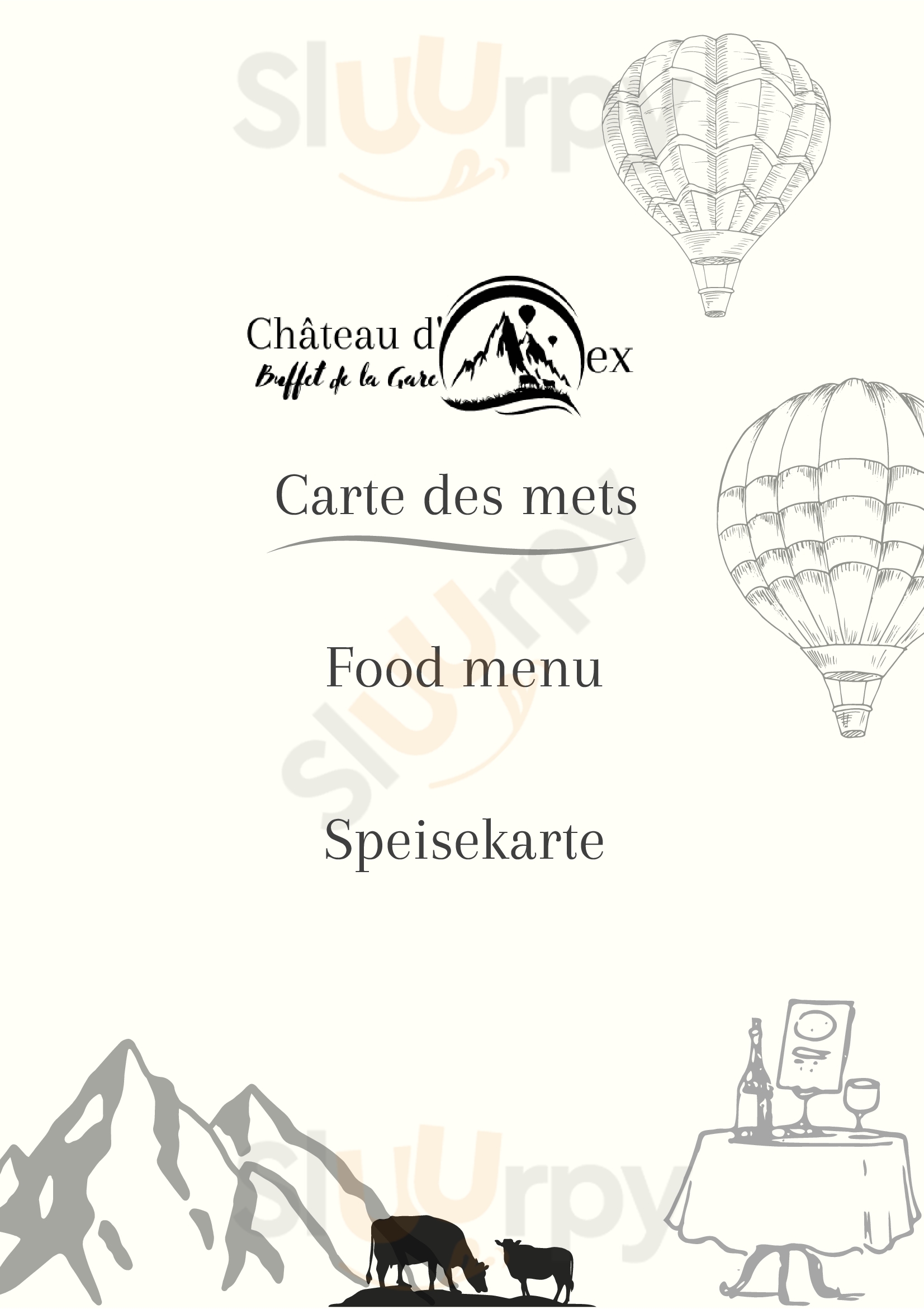 Restaurant Des Montagnards Estavannens Menu - 1