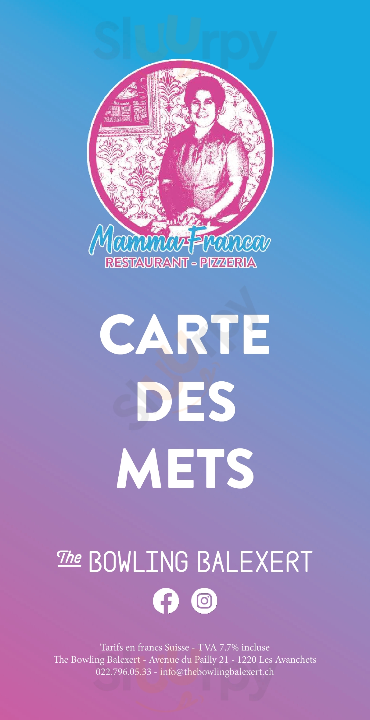 Main Menu - La Turquoise