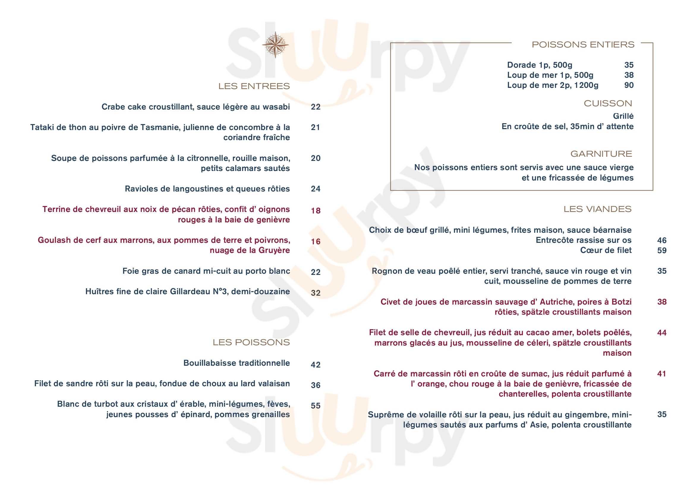 Le Beausite By Franck Chouette Fribourg Menu - 1