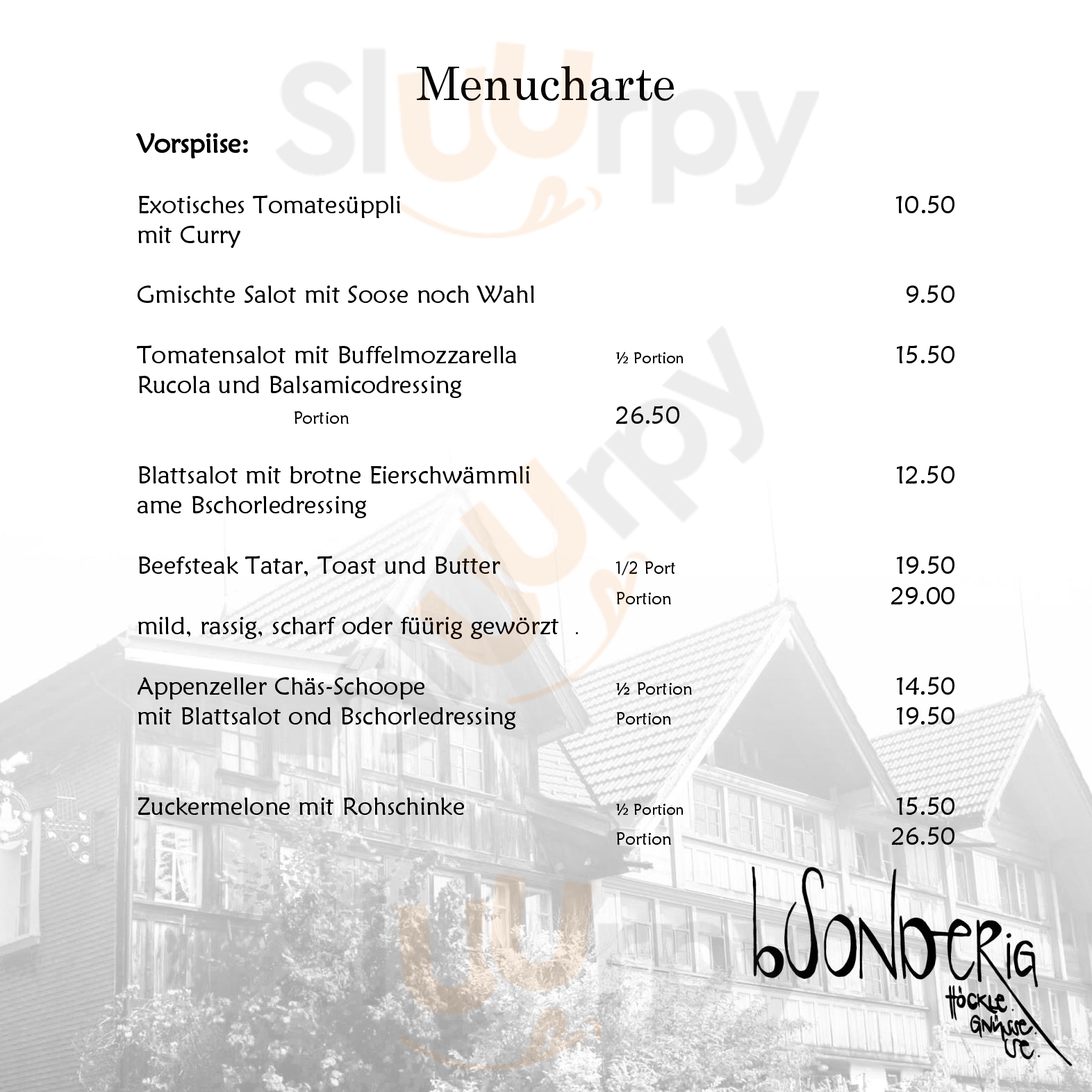 Pizza Metro St. Gallen Menu - 1