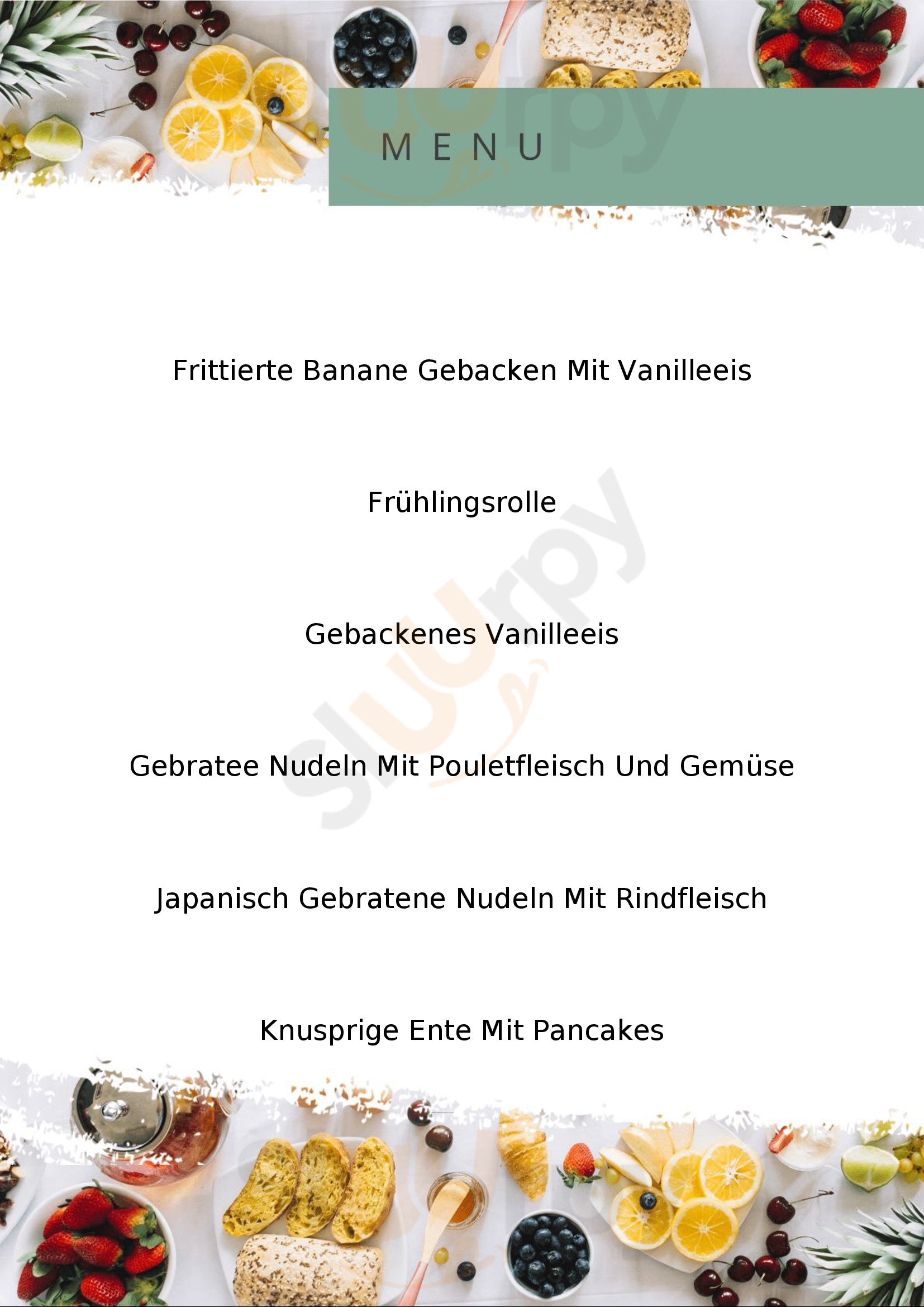 Scent Of Bamboo Rapperswil Rapperswil Menu - 1