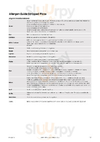Stripped Pizza Claraplatz menu