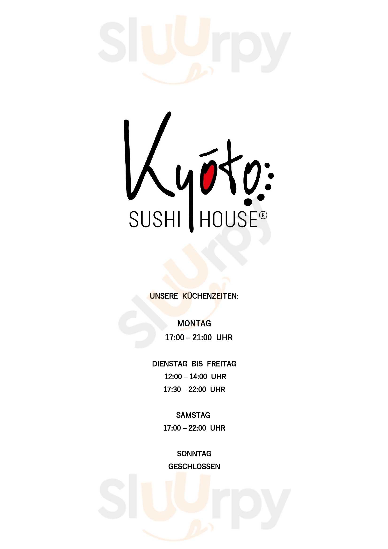 Kyoto Sushi House Liestal Menu - 1